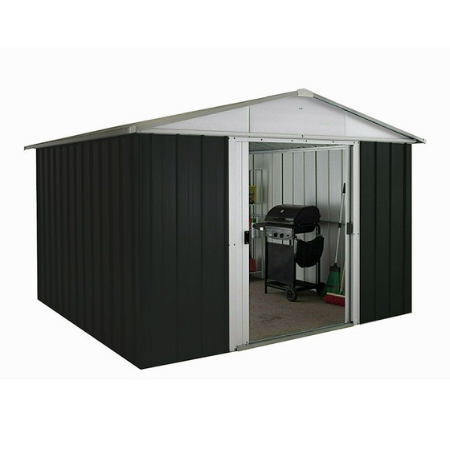 Anthracite Metal Shed (1) Anthracite Metal Shed