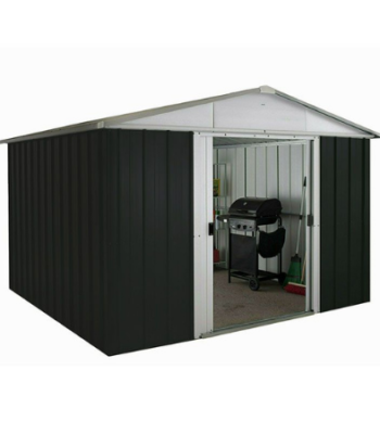 Anthracite Metal Shed