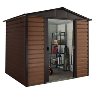 Brown Metal Shed