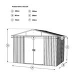 Hampton Metal Sheds