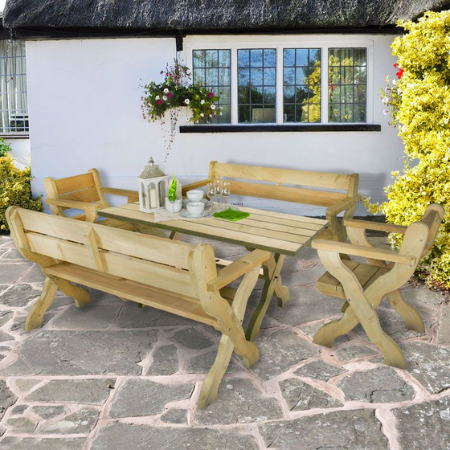 Wooden Garden Table Wooden Garden Table