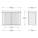 Wooden Garden Storage